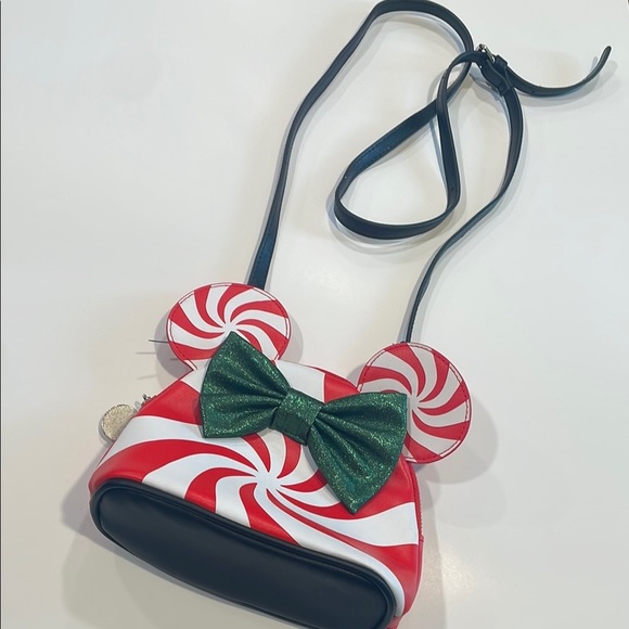 Disney Handbags - Kids Red and Green Bow Candy-Themed Bag